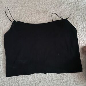 Black large wild fable crop top